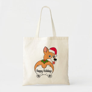 Corgi-Hund-Weihnachts-Tasche Tragetasche