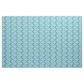 Corgi-Hunde in den Schuhen hblau Stoff (Yard (91,4 cm))