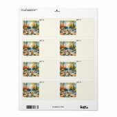 Corgi Hunde in einem Waldlauf mit Herbstfarben (Vorne)