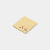 Corgi-Hunde Post-it Klebezettel (angewinkelt)