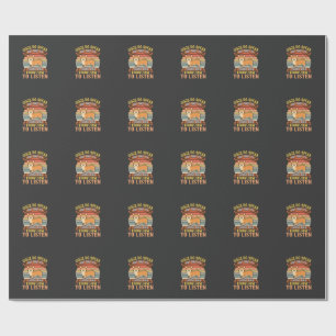 Corgi-Hunde sprechen Vintage-Zitat Geschenkpapier