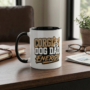 Corgi-Hunde-Vater-Energie-Tasse Tasse