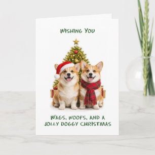 Corgi Hunde Weihnachten