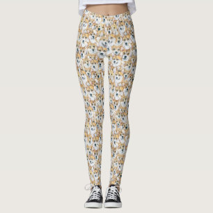 Corgi Hunde Yoga Lauf und Übung Leggings