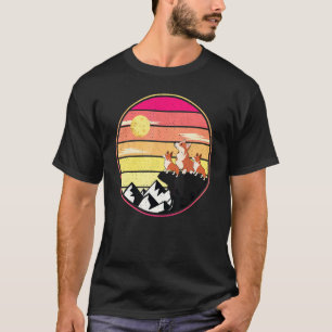 Corgi-Hundefan-Shirt Lustige drei Corgi-Mond-Wolf  T-Shirt