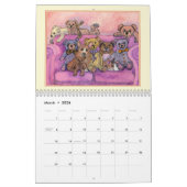 Corgi Hundewandkalender aus Aquarellbildern Kalender (Mär 2026)