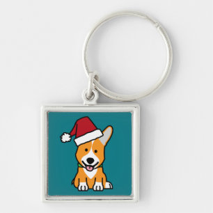 Corgi Hundewelpe Pembroke Welsh Christmas Weihnach Schlüsselanhänger