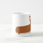 Corgi-Hundewelpen-Kaffee-Tasse Kaffeetasse (Mittel)
