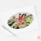 Corgi Huntsman fährt zu Hounds Sticker (Umschlag)