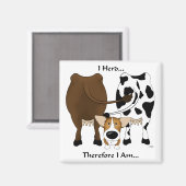 Corgi - I Herde Deshalb bin ich Magnet (Vorderseite/Rückseite)