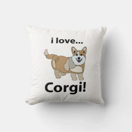 Corgi I Liebe Corgi Kissen