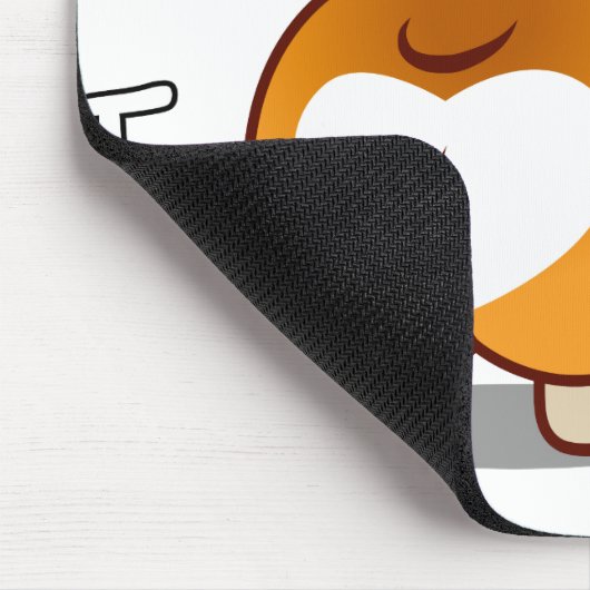Corgi - Ich Liebe Sie Mousepad (Ecke)