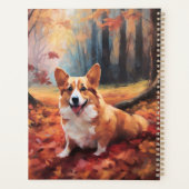 Corgi im Herbst Leaves Fall Inspiriert Planer (Rückseite)