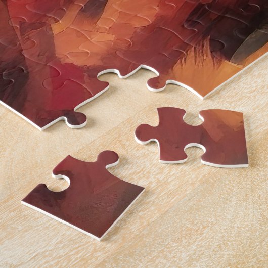 Corgi im Herbst Leaves Fall Inspiriert Puzzle (Seite)