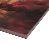 Corgi im Herbst Leaves Fall Inspiriert Schneidebrett (Ecke)