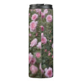 Corgi in den rosa Rosen, Thermosbecher (Rückseite)