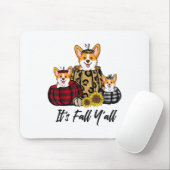 Corgi in Leopard Pumpkin Herbst Erntedank Mousepad (Mit Mouse)