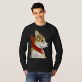 Corgi in Rot T-Shirt (Vorne ganz)