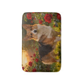 Corgi in the Roses IV Badematte (Vorderseite Vertikal)