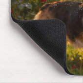 Corgi in the Roses IV Mousepad (Ecke)