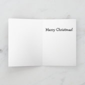 Corgi in Weihnachtslichtern verheddert Karte (Innenseite)