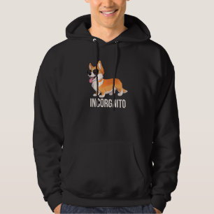 Corgi Incorgnito Niedlich Incognito Corgi mit Sung Hoodie