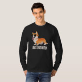 Corgi Incorgnito Niedlich Incognito Corgi mit Sung T-Shirt (Vorne ganz)