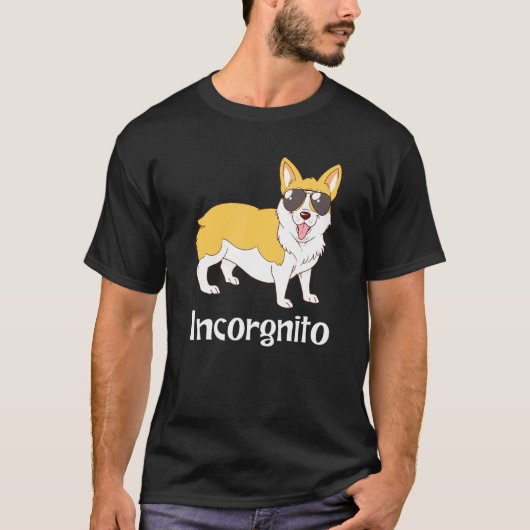Corgi Inkognito Corgi T-Shirt (Vorderseite)