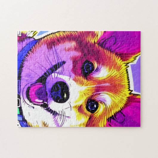 Corgi ist hell, fett puzzle (Horizontal)