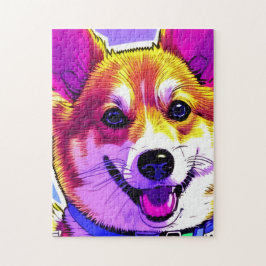 Corgi ist hell, fett puzzle