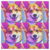 Corgi ist hell, fett stoff (Muster)