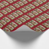 Corgi-Jäger-Fahrten zum Jagdhund-Packpapier Geschenkpapier (Ecke)