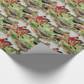 Corgi-Jäger-Packpapier Geschenkpapier (Ecke)