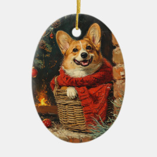 Corgi-Jahrgänge Keramik Ornament