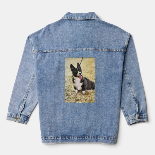 Corgi Jeansjacke (Rückseite)