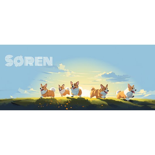 Corgi Joy - Personalisiert Kaffeetasse