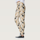 Corgi-Kaffee-Leggings - Wolljacke Corgis Leggings (Links)