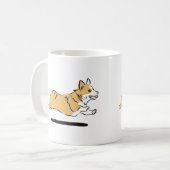 Corgi-Kaffee-Tasse Kaffeetasse (Vorderseite Links)