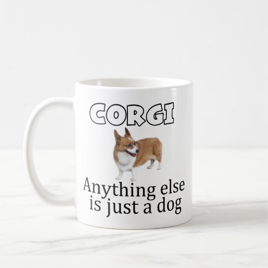 Corgi Kaffeetasse (Links)