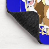 Corgi-Kartoffelchips Mousepad (Ecke)