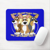 Corgi-Kartoffelchips Mousepad (Mit Mouse)