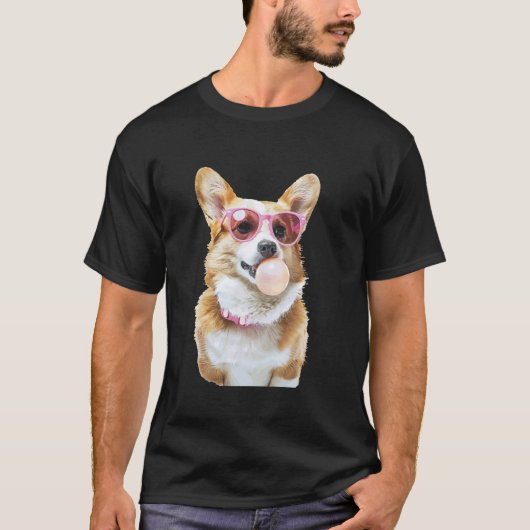 Corgi Kaugummi T-Shirt (Vorderseite)