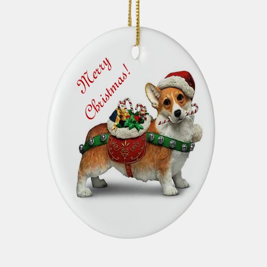 Corgi Keramikornament (Rechts)