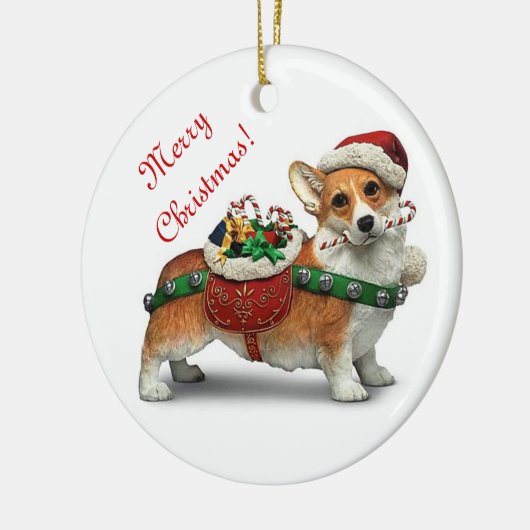 Corgi Keramikornament (Links)
