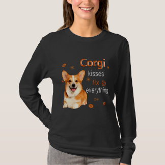 Corgi Kisses Fix Alles 1249 T-Shirt