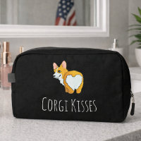 'Corgi Kisses' Lustiges Schwarzes für Corgi-Fans