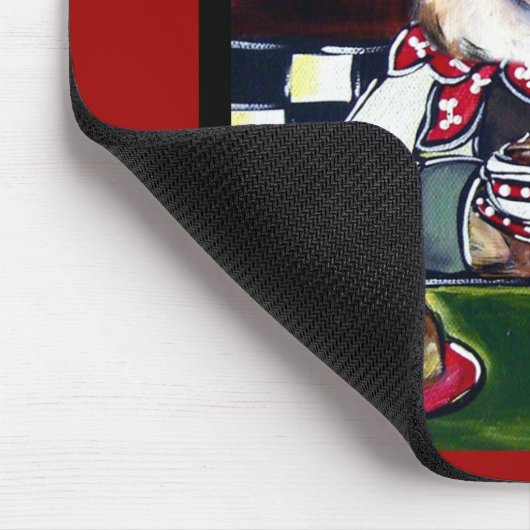 Corgi Koch Mousepad (Ecke)