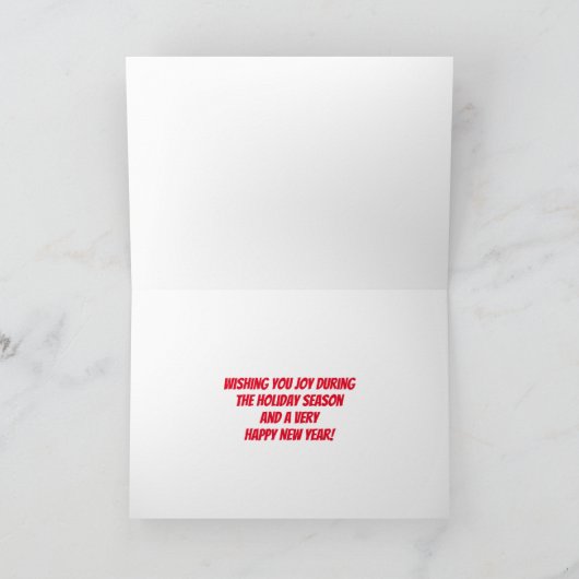 Corgi Koch Weihnachtskarte Karte (Innenseite)