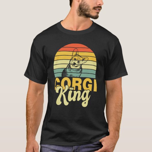 Corgi König T-Shirt (Vorderseite)