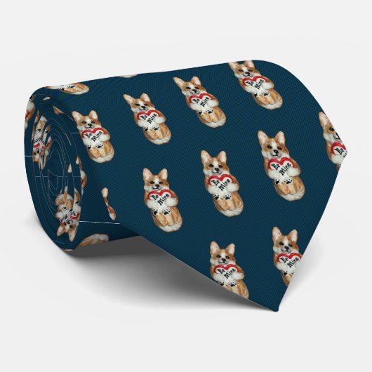 Corgi-Krawatte "ist meine! " Krawatte (Gerollt)